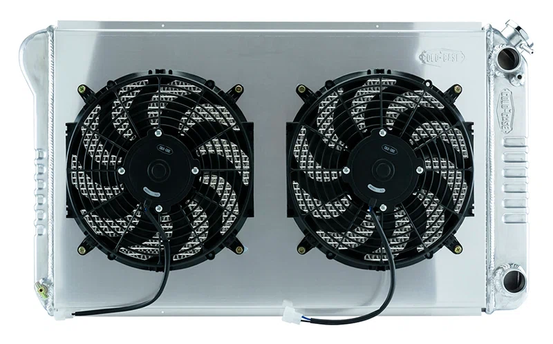 67-76 Chevy GMC Pickup Truck LS Swap Aluminum Radiator and 14 Inch Fan Kit